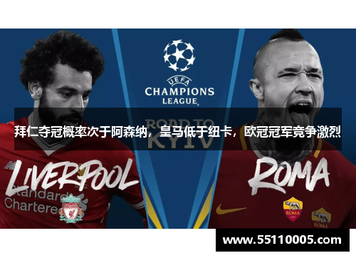 拜仁夺冠概率次于阿森纳，皇马低于纽卡，欧冠冠军竞争激烈